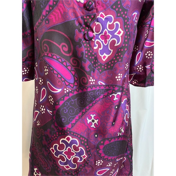 Purple Silk Banana Republic Shift Dress - Picture 7 of 8